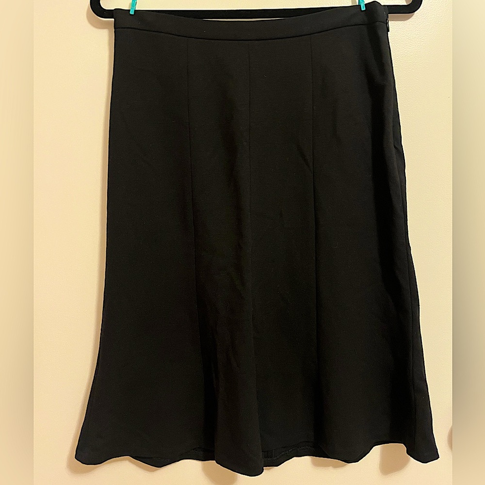 Talbots Classic Black Skater Skirt, size 2